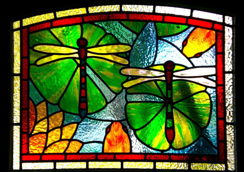 glas in lood, raam decor, suriname, glasdecor
