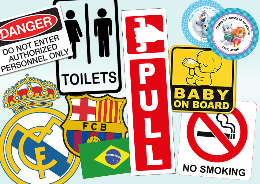 stickers, gepersonaliseerde stickers, autostickers, suriname